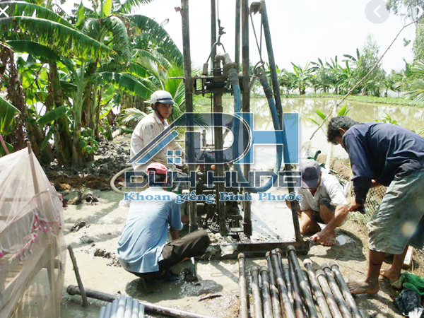 Thợ khoan giếng TX Bến Cát
